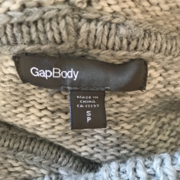 Gap Body Gray Wool Sweater Hoodie - Picture 5 of 6